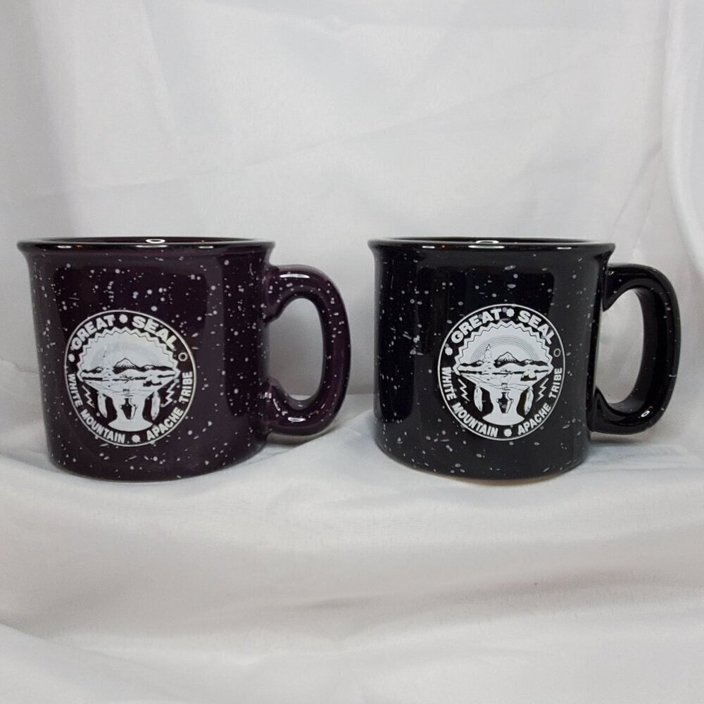 Hon-dah Resort Casino 2 Mugs Great Seal Of White Mountain Apache Tribe
